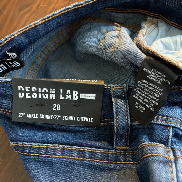 🆕Design lab ankle skinny jeans, size 28 - Picture 6 of 6